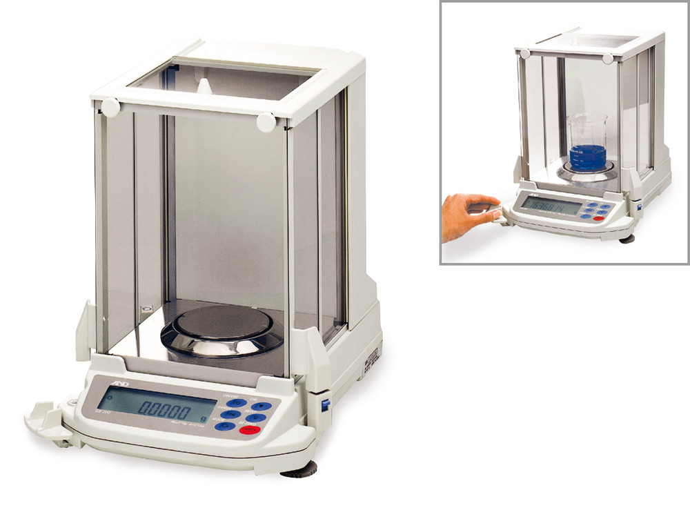 Analytical bal. GR-300(W), int. cal.,, weighing range 310 g, d=0,0001 g