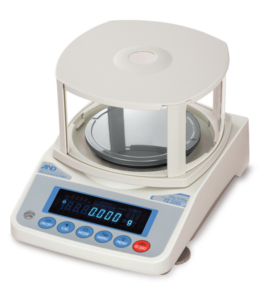 Precision balance FX-300i (W), weighing range 300 g, ext. calibration, 1 unit(s)