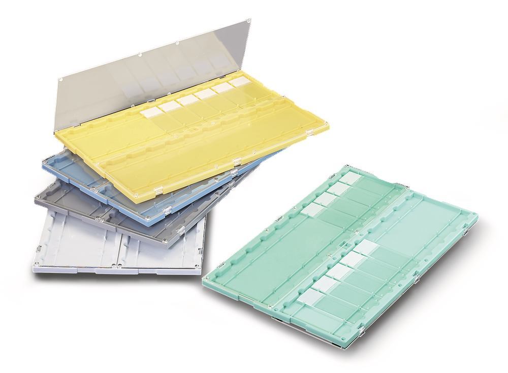 Rotilabo® microsc. slide folder, white,, opaque protective flaps, 1 unit(s) — Carl Roth, cod CXN6.1