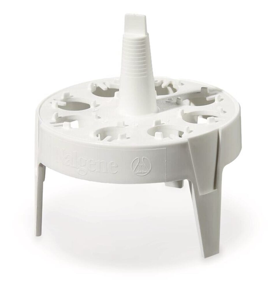 Microcentrifuge tube rack, round, PP, for 1/1.5/2 ml tubes, 8 holes, 1 unit(s)