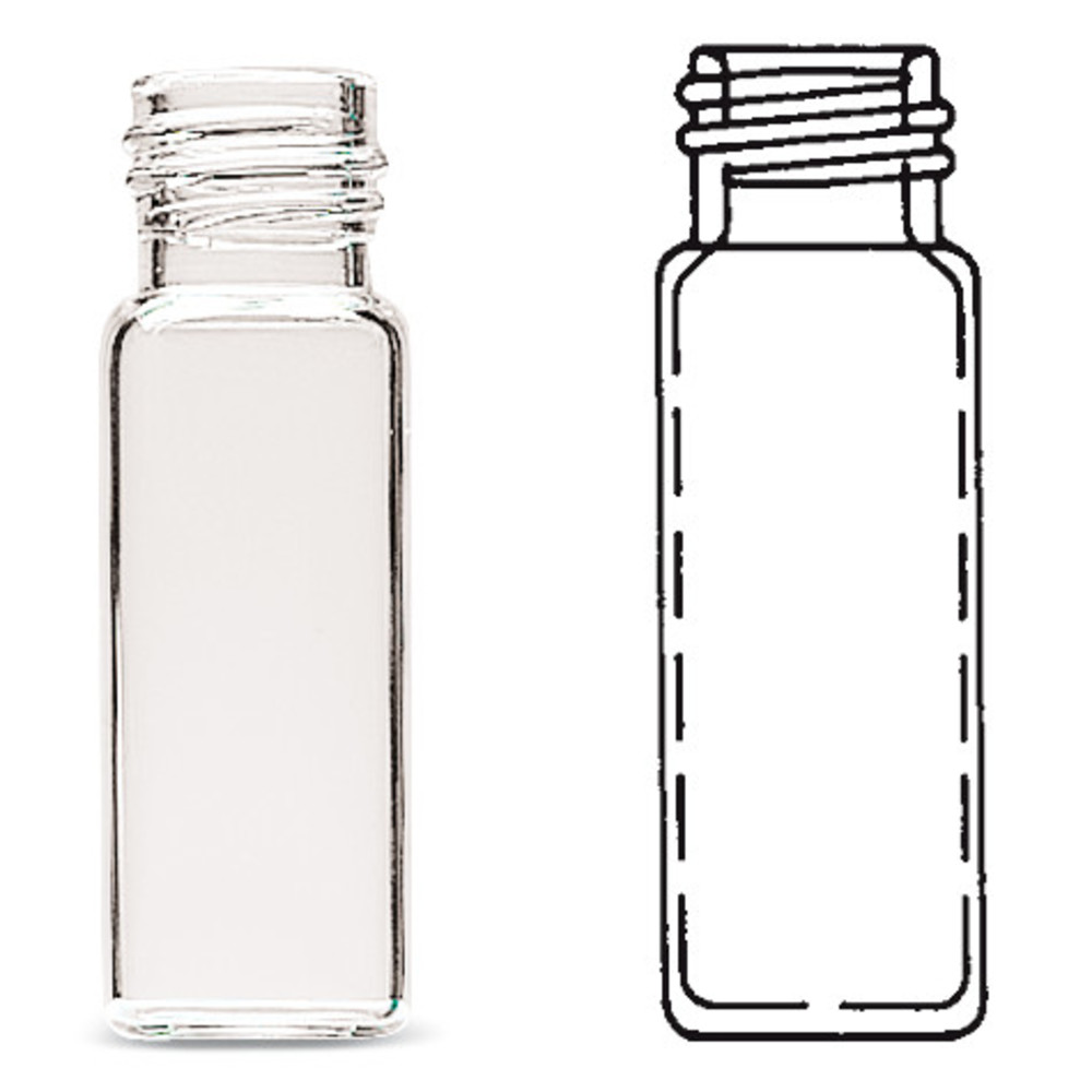 Rotilabo®-sample vials 4 ml, borosilicate glass, brown, 200 unit(s)