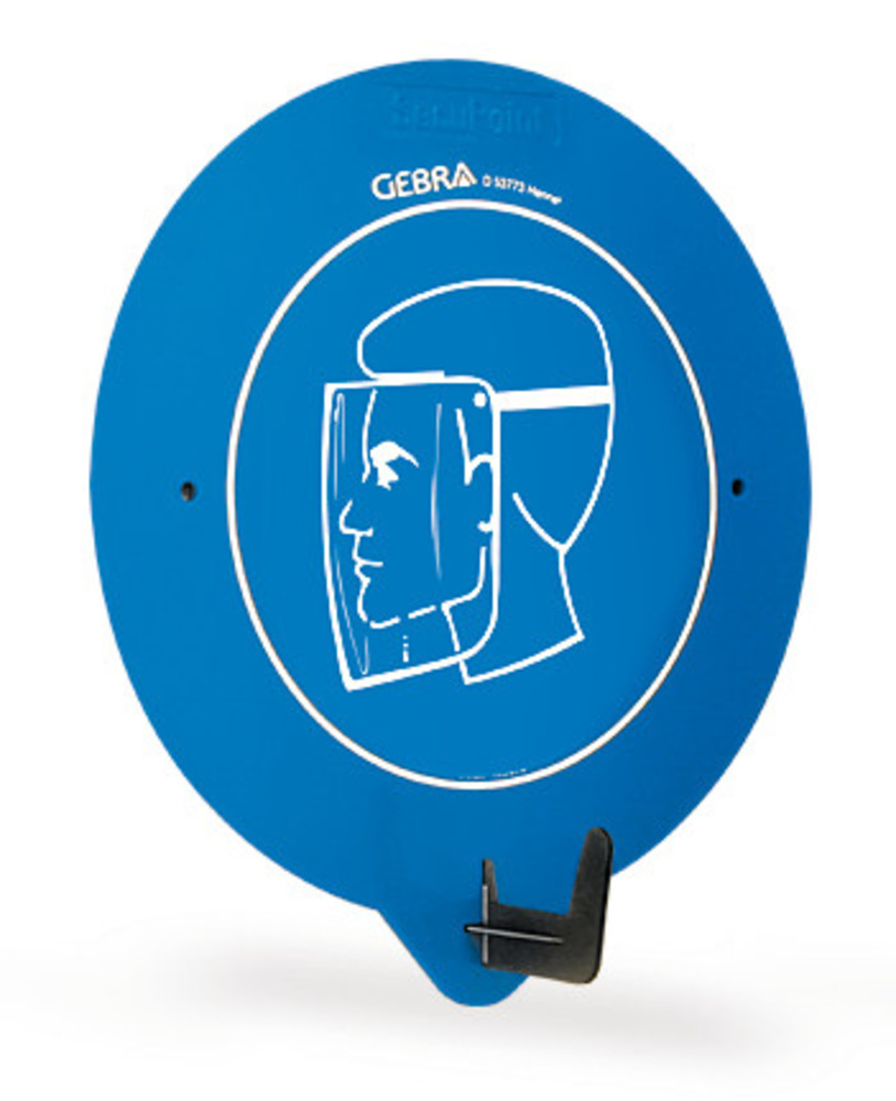 Sekuroka®-wall hook, rigid plastic, information sign face screen, 1 unit(s)