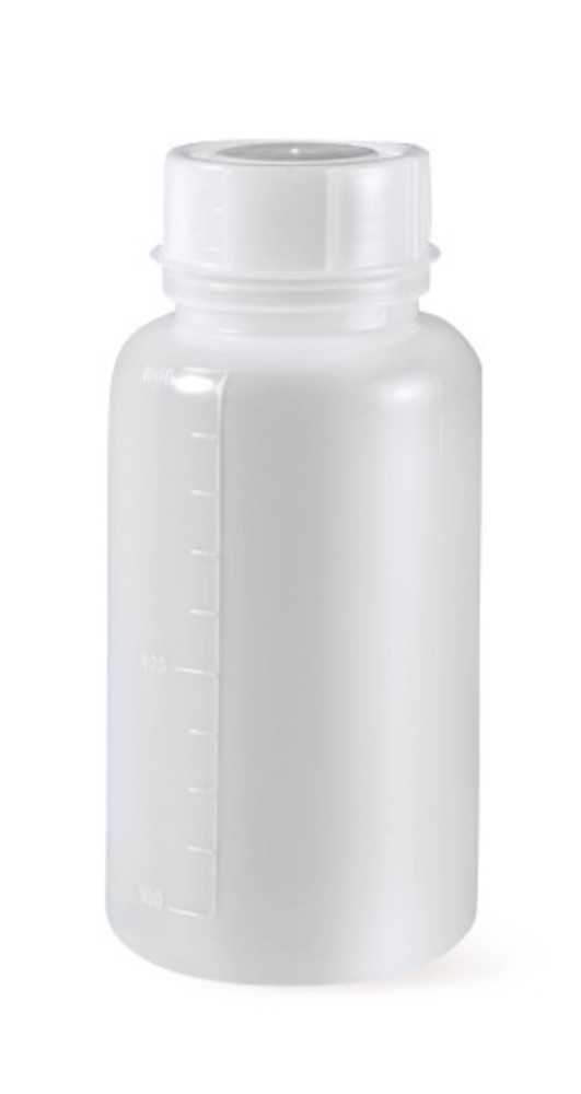Wide neck bottles, LDPE, graduated, 250 ml, 6 unit(s)