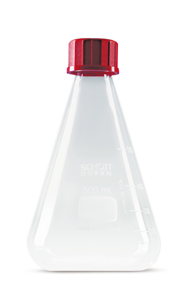 Erlenmeyer flask, DURAN®, thread acc. to DIN + graduated, 100 ml, 1 unit(s)
