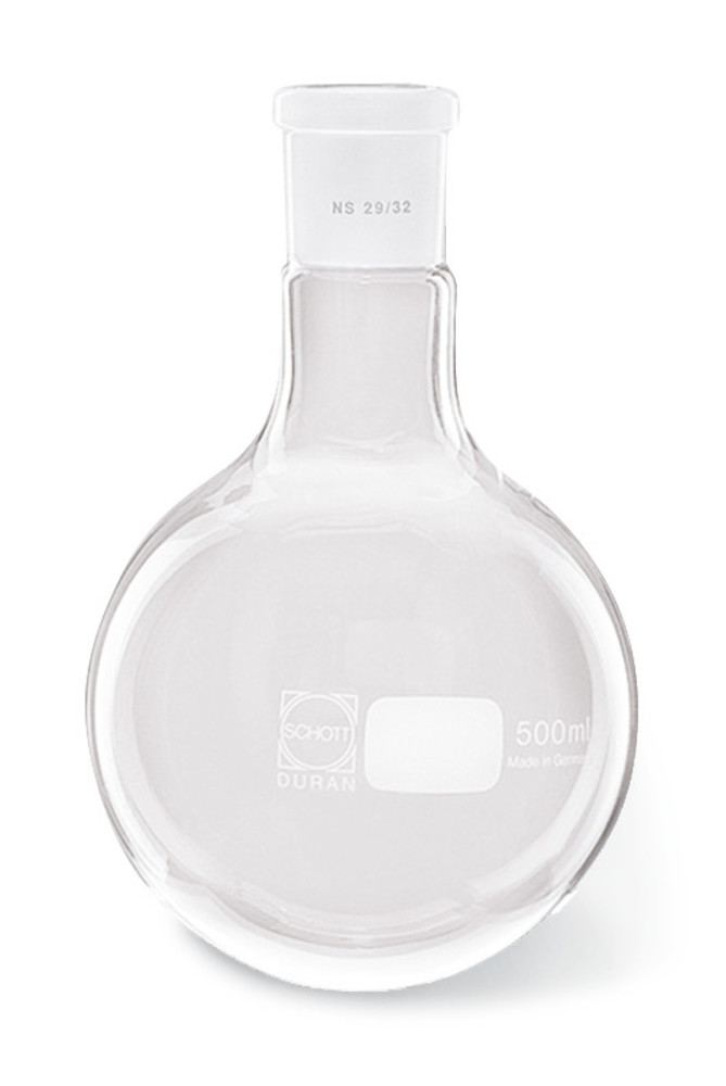 Round flasks,DURAN®, transparent glass, 100 ml, NS 29/32, 1 unit(s)