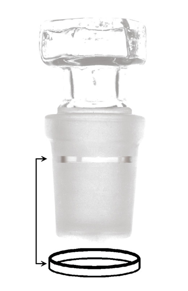 Seals f. conical ground joints, PTFE, for standard ground joint 14, 50 unit(s) — Carl Roth, cod E699.1