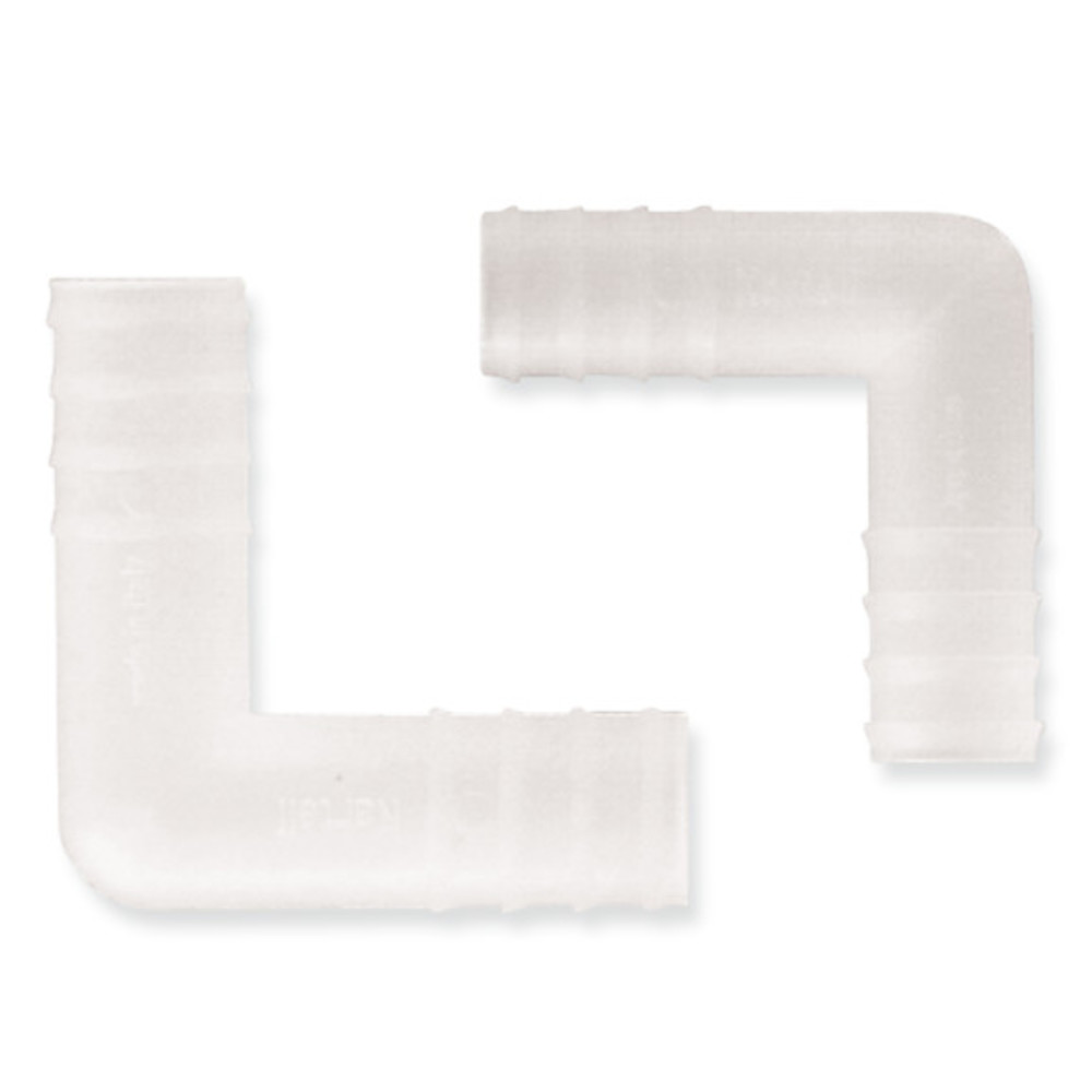 Rotilabo®-L-shapes 90°, PP, natural, outer-Ø 16 mm, 10 unit(s)