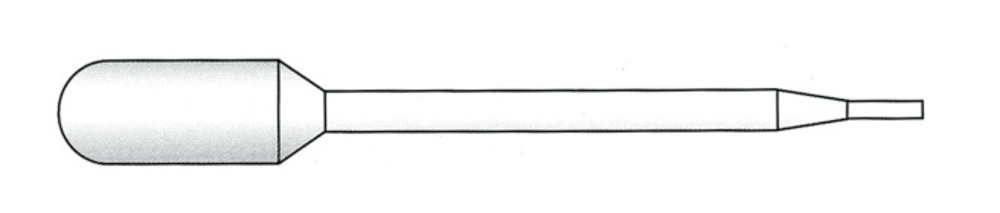 Standard pasteur pipettes, not graduated, LDPE, non-sterile, length 87 mm