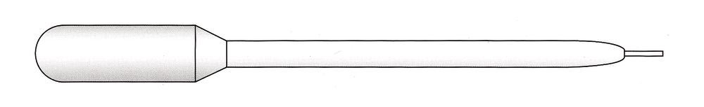 Pasteur pipettes with ultra-thin tip, LDPE, non-sterile, L 147 mm, 3.3 ml