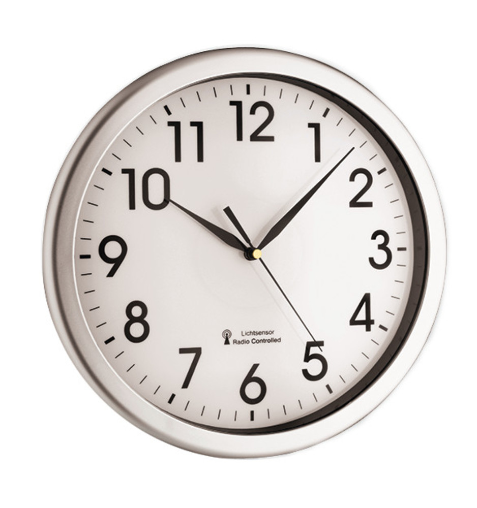 Radio wall clock Corona, LED-illuminated dial, 1 unit(s)