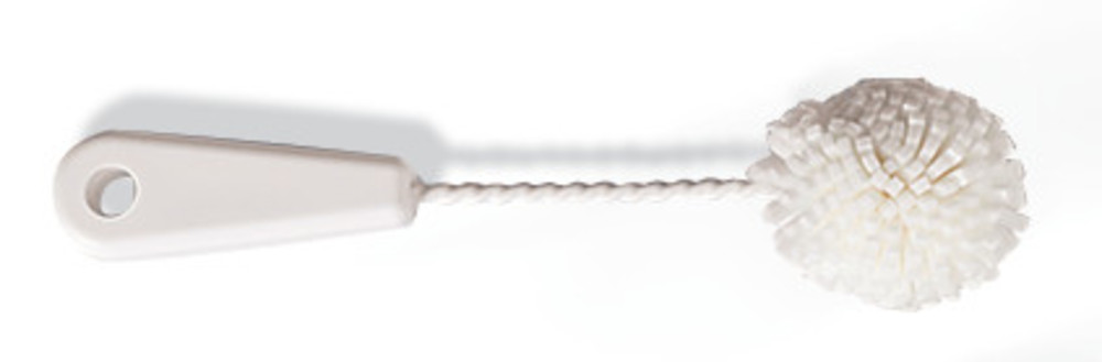 Rotilabo®-cleaning brush, round head, for low vessels, top Ø 50 mm, L 230 mm