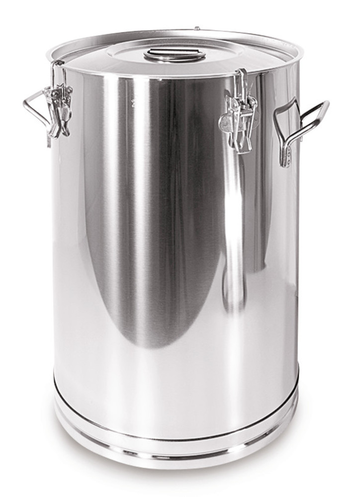 Univ. cont. stainl. st. 18/10, extra, heavy-duty, vol. 25 l, Ø 300 x H 395 mm — Carl Roth, cod EEX3.1