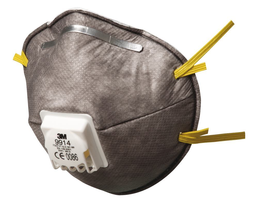 Special masks, EN 149,2001, odour binding m.FFP1 NR D, exhalat.valve, 10 unit(s)