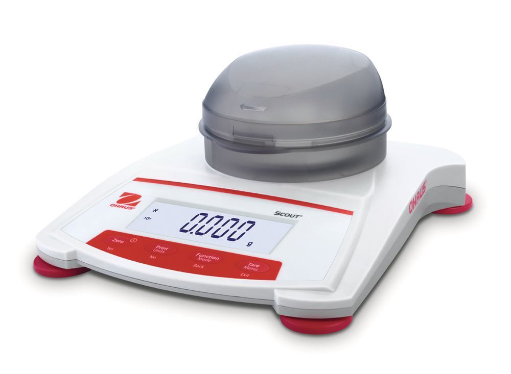 Scout® SKX123 precision balance, weighing range 120 g, readability 0,001g