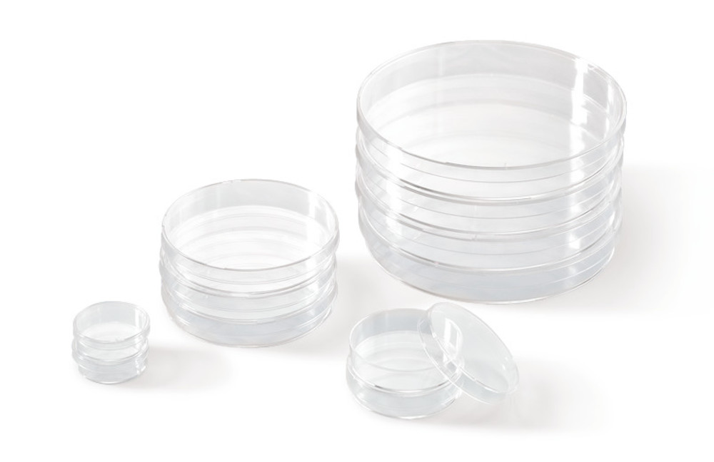 Petri dishes, gamma-sterilized, without ventilating cam, Ø 94 mm, H 16mm — Carl Roth, cod EN16.1