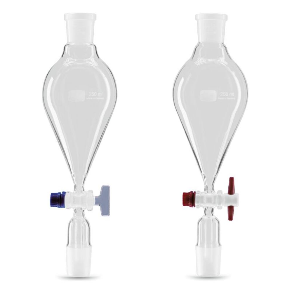 Dropping funnel, conical, 100 ml, NS 19/26, PTFE-plug, 1 unit(s)