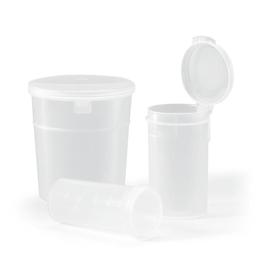 Rotilabo®-sample tins with snap-on lid, PP, 90 ml, non-sterile, 350 unit(s) — Carl Roth, cod EP26.1
