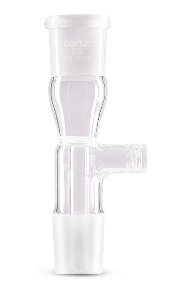 Vacuum adapter straight, NS 14/23, with threaded connection GL 18, 1 unit(s)