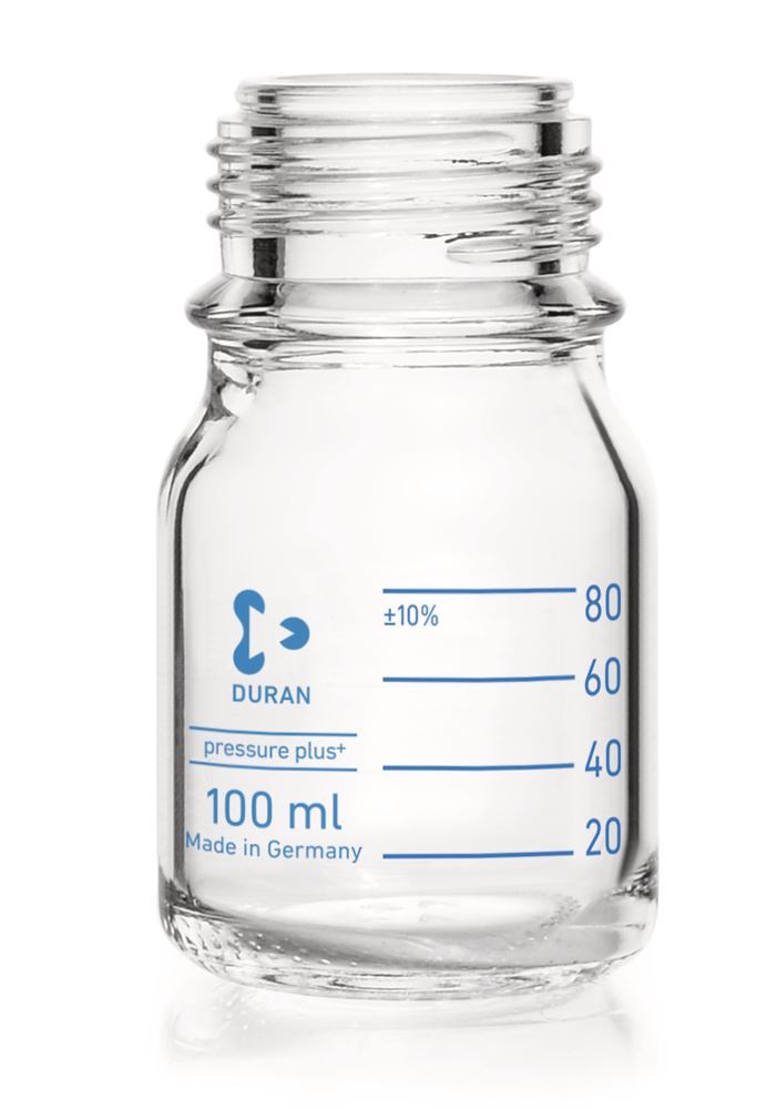 Screw neck bottle DURAN®-pressure plus, clear, 100 ml, 1 unit(s)