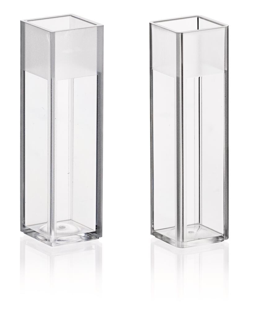 Cuvettes, UV-transp. plastic, macro, 2.4 - 4 ml, 500 unit(s)