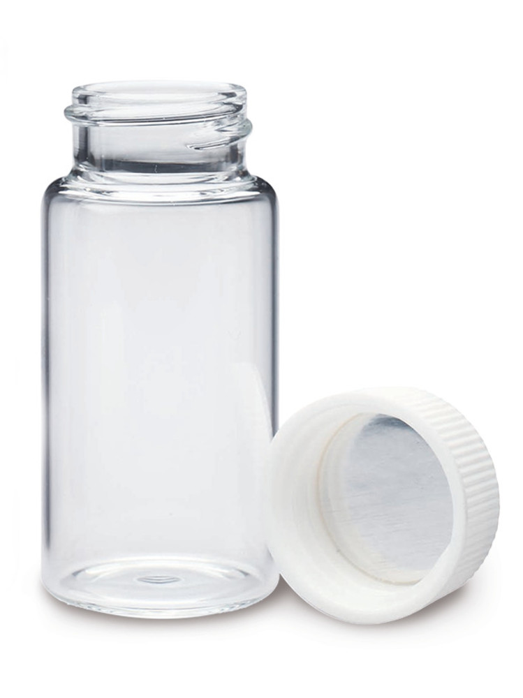 Glass scintillation vials, 20 ml, Cap with aluminium seal, 500 unit(s) — Carl Roth, cod EXY4.1
