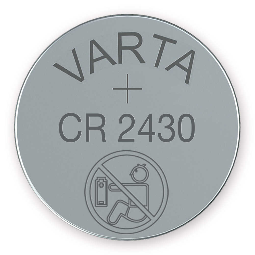 Button cell, CR 2430, lithium, 3 V, 1 unit(s)