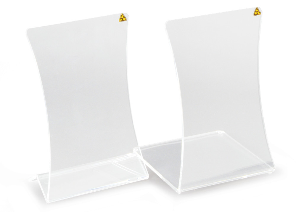 Radiation protection shield SEKUROKA® hourglass shape with flat base