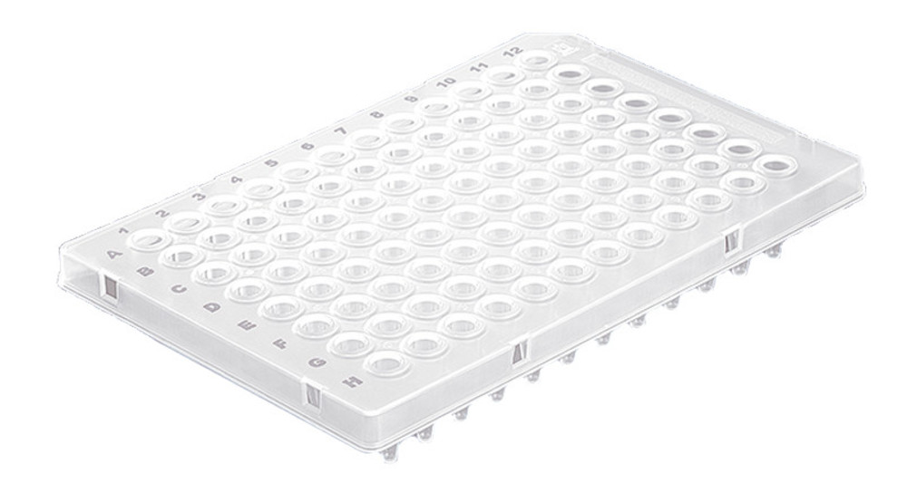 96-well PCR trays, standard, with frame, filling vol. 200 µl,, 50 unit(s)