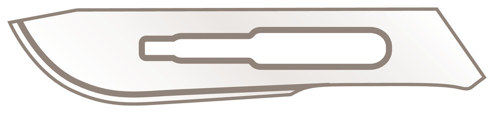 Scalpel blades, type 20, for scalpel CE18.1, 10 unit(s)