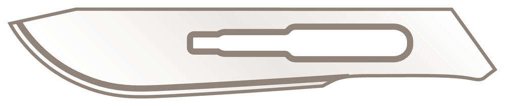 Scalpel blades, type 21, for scalpel CE18.1, 10 unit(s)