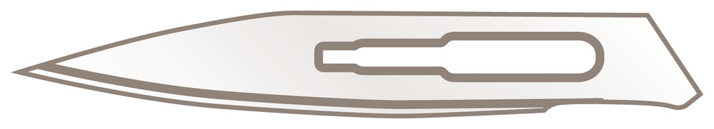 Scalpel blades, type 36, for scalpel CE18.1, 10 unit(s)
