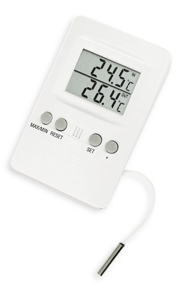 Electronic maxima-minima-thermometer, range inside/outside -10-+50/-50-+70 °C — Carl Roth, cod HA34.1