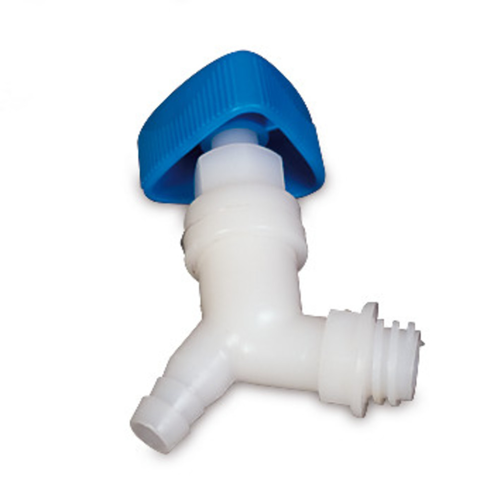 Draincock, HDPE, bent, for Rotilabo®-canister, 1 unit(s)