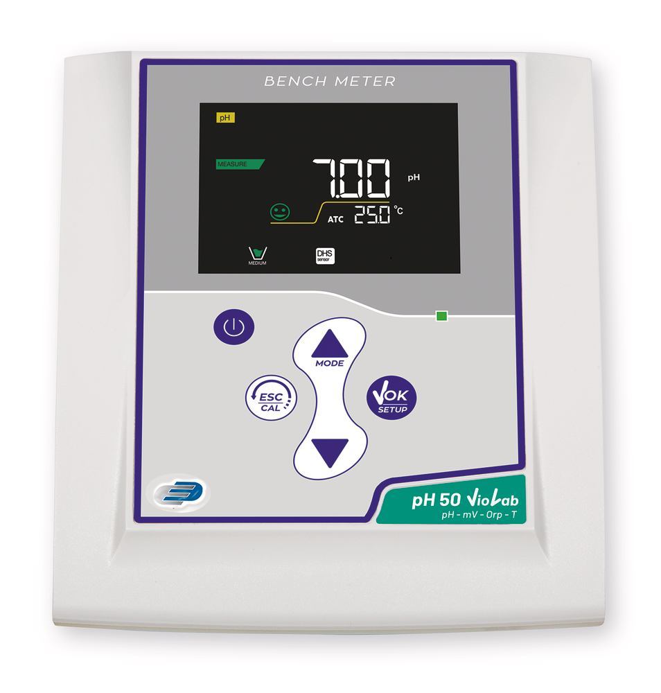 pH 50 VioLab benchtop pH meter set, incl. pH combination electrode 201T,
