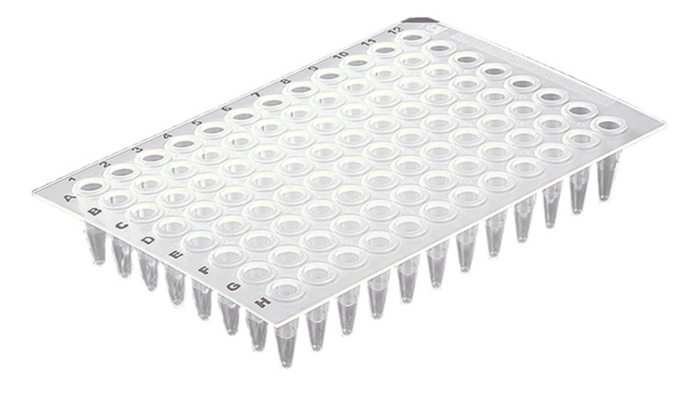 96-well PCR trays, standard, without frame, filling vol. 200 µl, 50 unit(s) — Carl Roth, cod HAE6.1