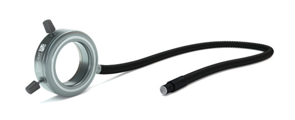 Fibre-optic split ring light 66, f. LED-series, L 1000 mm, active Ø 9 mm