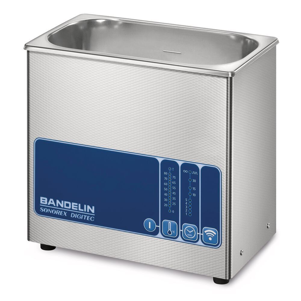 Ultrasonic compact bath SONOREX DIGITEC, DT 100 H, volume 3 l, 1 unit(s)