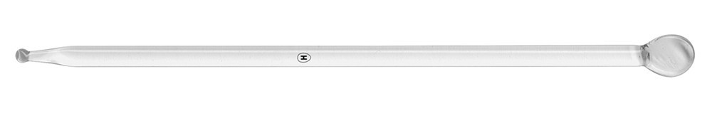 Glass spatula, calcium soda glass,  L 100 mm, autocl., 1 unit(s) — Carl Roth, cod HEA5.1