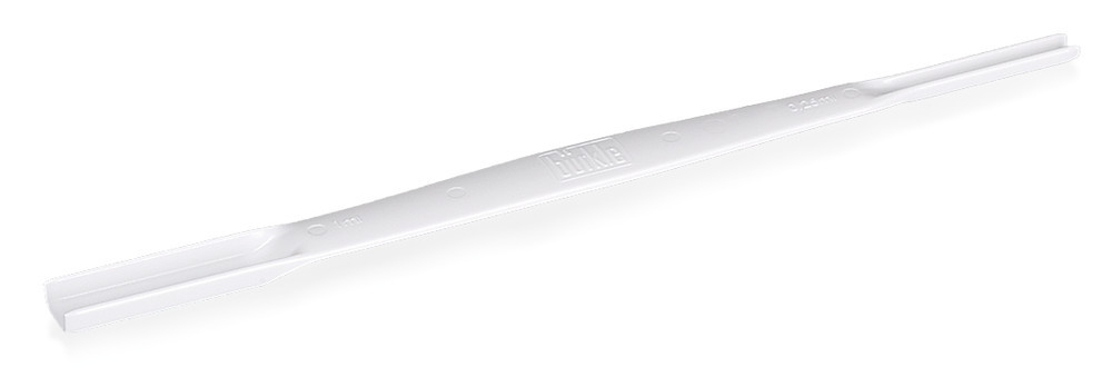 Single-use micro-spatula, sterile, (indiv. packed), suitable f. foodstuffs