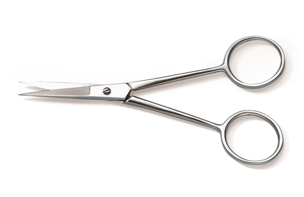 Microscopy scissors,, blunt-blunt, curved, L 125 mm, 1 unit(s)