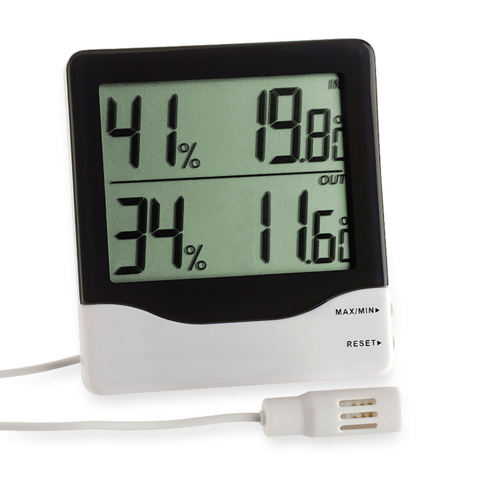 Indoor-/outdoor thermohygrometer, 10 - 99 % RH, -10 - +60 °C, 1 unit(s)