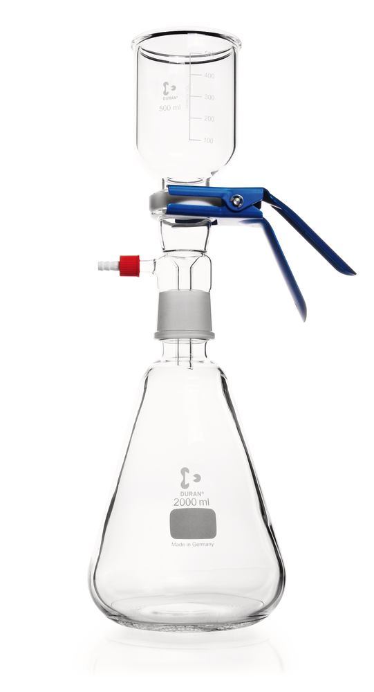 DURAN®-vacuum filtration unit, 2000 ml / 500 ml with scale, 1 unit(s)