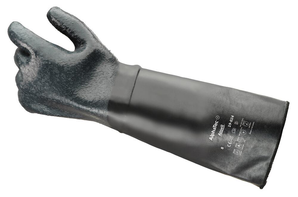 Chemical protection gloves AlphaTec®, 19-024, size 8, 1 pair