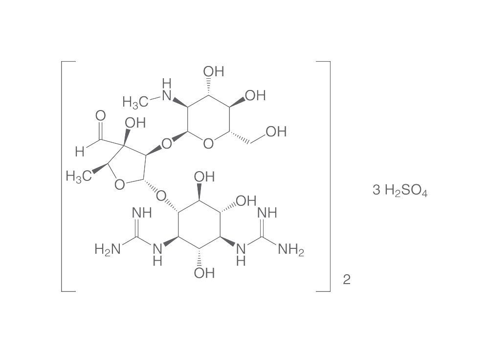Streptomycin sulphate, min. 720 I.U./mg, CELLPURE®, 10 g, glass