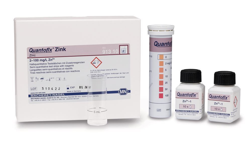 Quantofix® test strips, zinc, L 95 x W 6 mm, 100 unit(s)