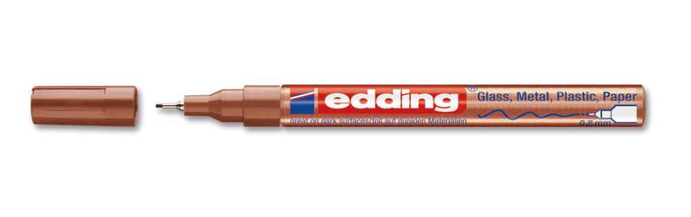 Paint marker edding®, 780, copper, extra fine, 0,8 mm, 10 unit(s)