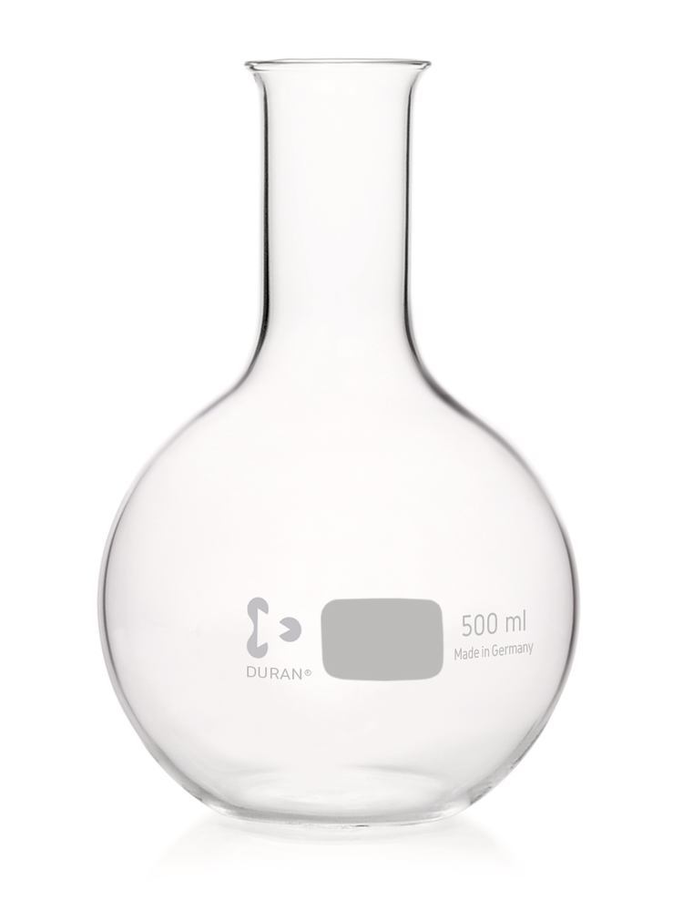 Flat-bottom flasks, DURAN®, narrow neck, 500 ml, 10 unit(s) — Carl Roth, cod K185.1