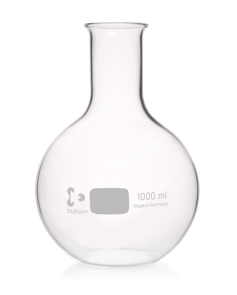 Flat-bottom flask, DURAN®, narrow neck, 1000 ml, 1 unit(s) — Carl Roth, cod K186.1