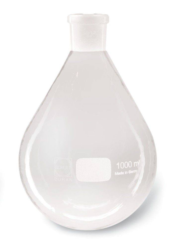 Evaporating flask, DURAN®, pear-shaped, with standard ground joint 29/32, 1000ml