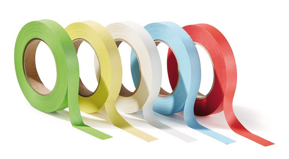 Roti®-Tape-marking tape assortment, 5 colours, length 55 m, width 25.4 mm, 1 set